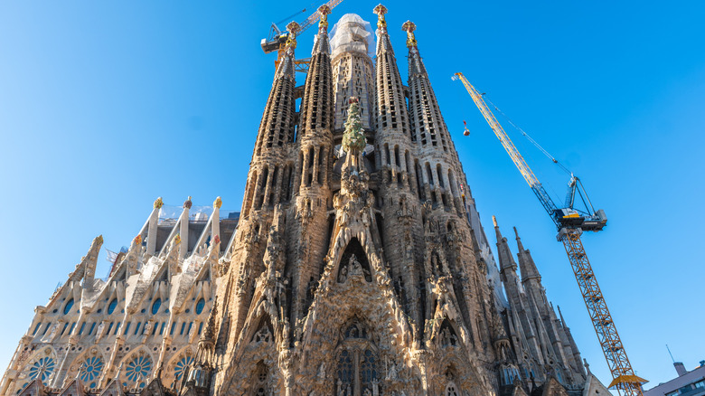 The La Sagrada Familia Basilica