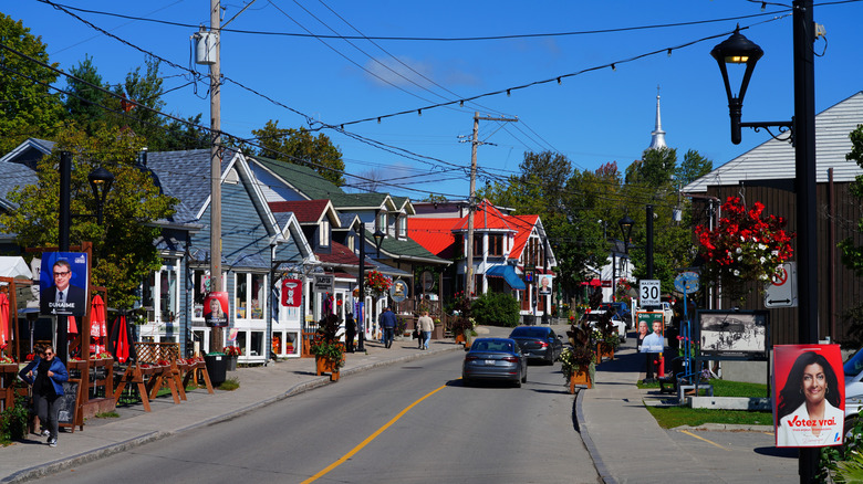 Charming small town street