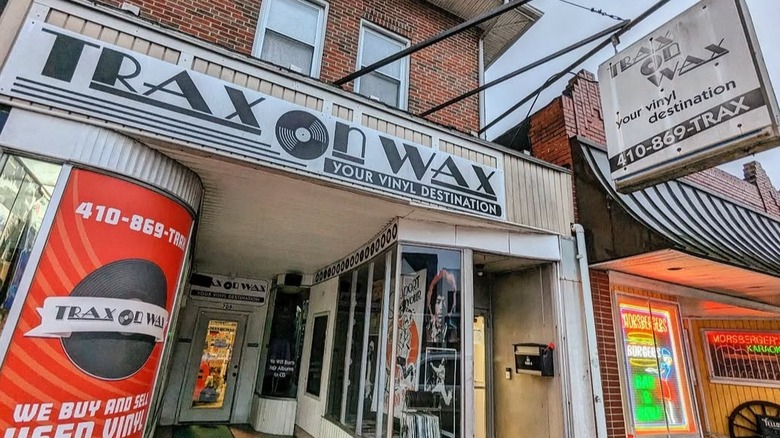 The Trax on Wax vinyl store in Catonsville