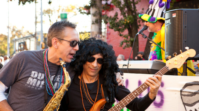 Performers at an event in Little Five Points, Atlanta