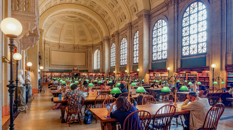 Bates Hall in the Boston Public Library