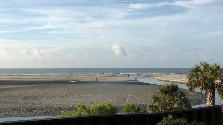 The beach from Dunes Golf Club in Myrtle Beach, South Carolina
