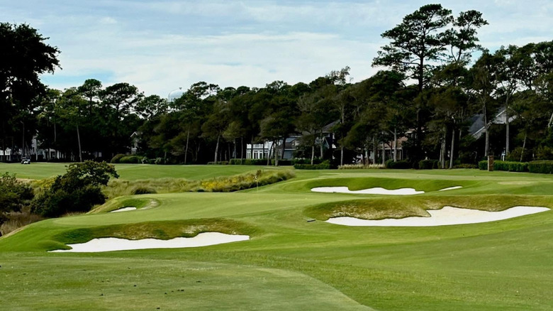 Golf course at Tidewater Golf Club in Myrtle Beach, South Carolina