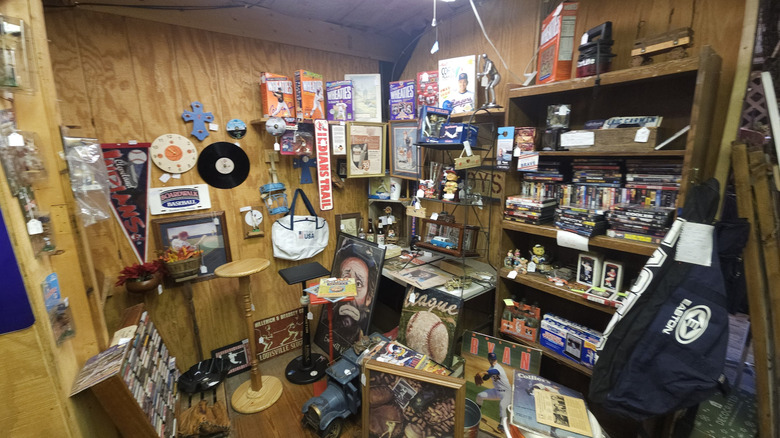 Antiques and gifts inside Manely's Antique Mill in Navarre, Ohio