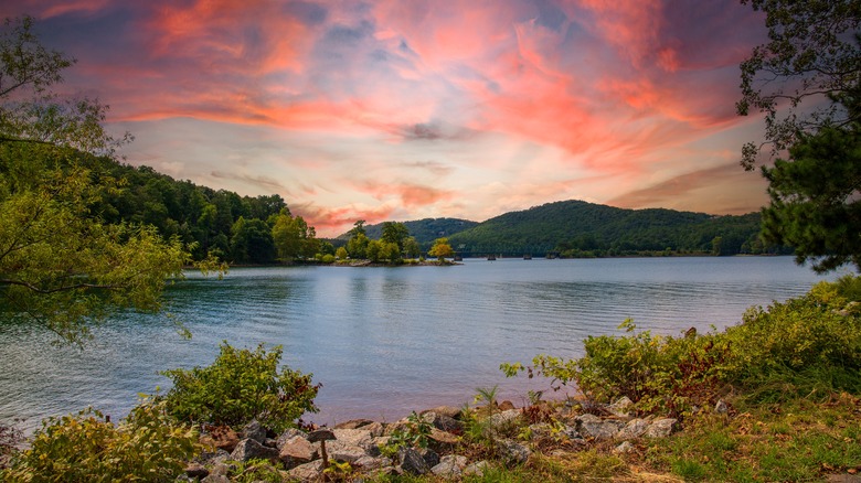 Sunset over Lake Allatoona