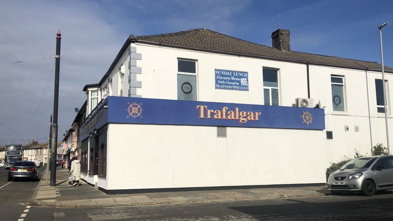 Exterior of The Trafalgar in Fleetwood