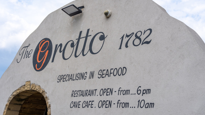 The entrance of The Grotto in Marsden Bay, South Shields