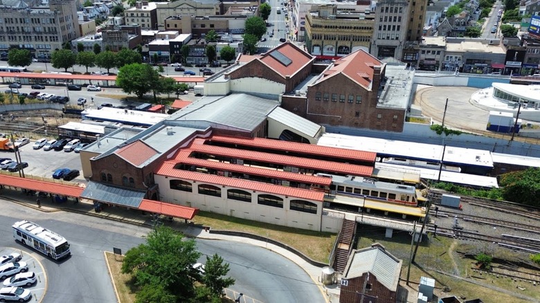 View of the 69th Street Terminal from above
