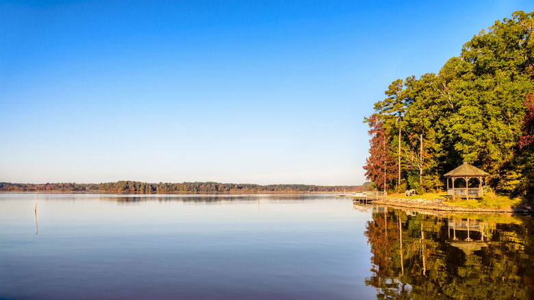 Lake Crabtree in Morrisville, North Carolina
