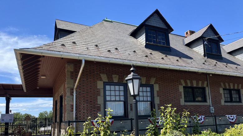 The Greencastle Highline Train Station in Greencastle, Pennsylvania
