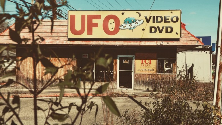 Old video store in Weber City, Virginia