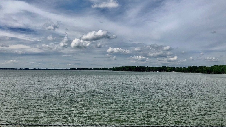 Johnson Lake, with land in the distance
