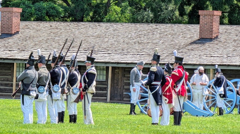 Reenactors at Fort Atkinson State Historical Park