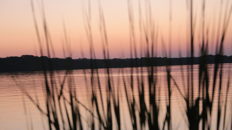 Sunset over Pawnee Lake, Nebraska
