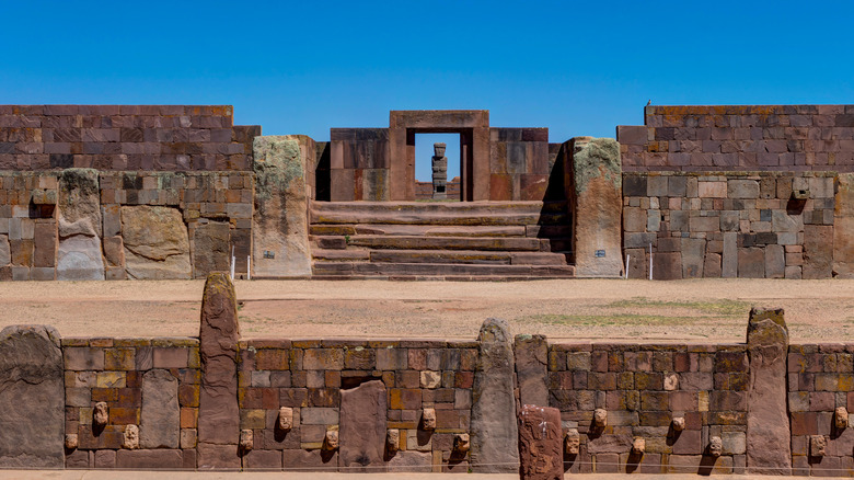 Tiwanaku, near Lake Titicaca, Bolivia