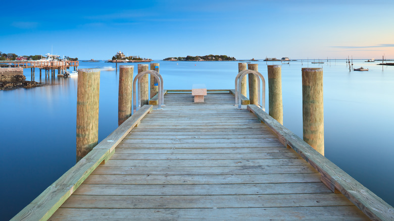 Pier in Stony Creek, Connecticut