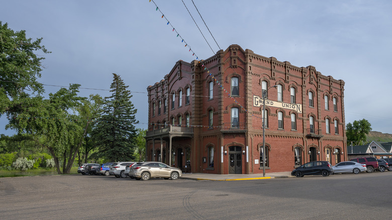 The historic Grand Union Hotel in Fort Benton, Montana