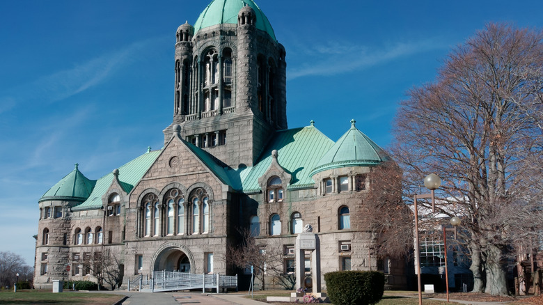 The Bristol County Courthouse in Taunton, Massachusetts