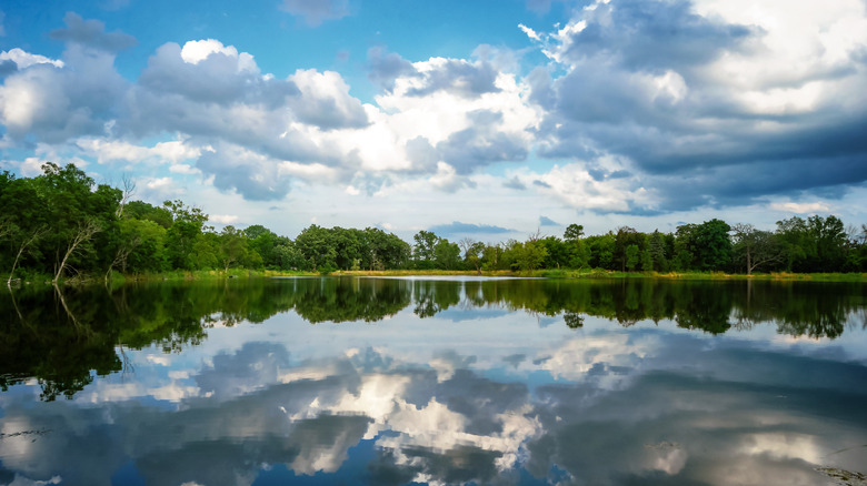 Lake at Independence Grove Forest Preserve in Libertyville, Illinois