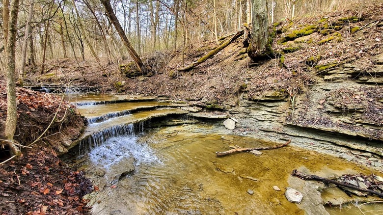 Waterfall in Germantown MetroPark.