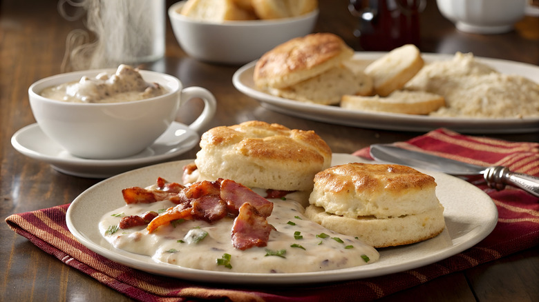 Biscuits and gravy