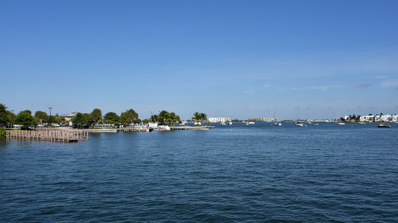Boat ramps at Phil Foster Park on the Lake Worth Lagoon