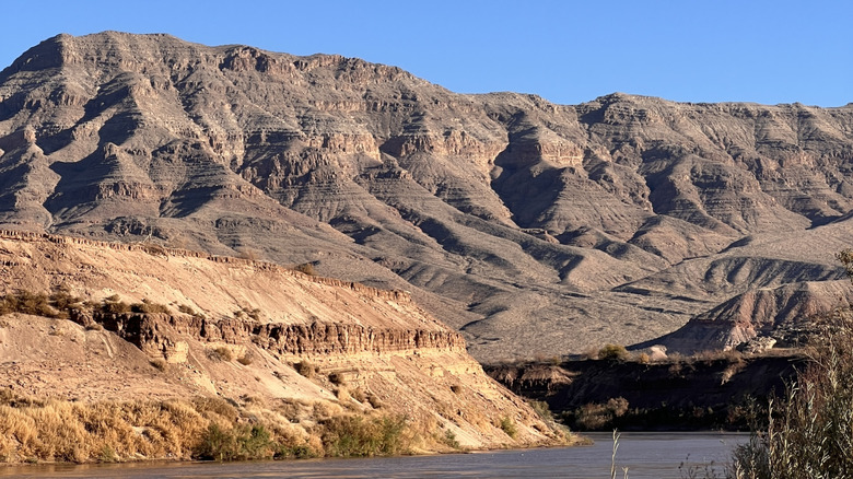 Colorado River and the Grand Canyon in Meadview, Arizona