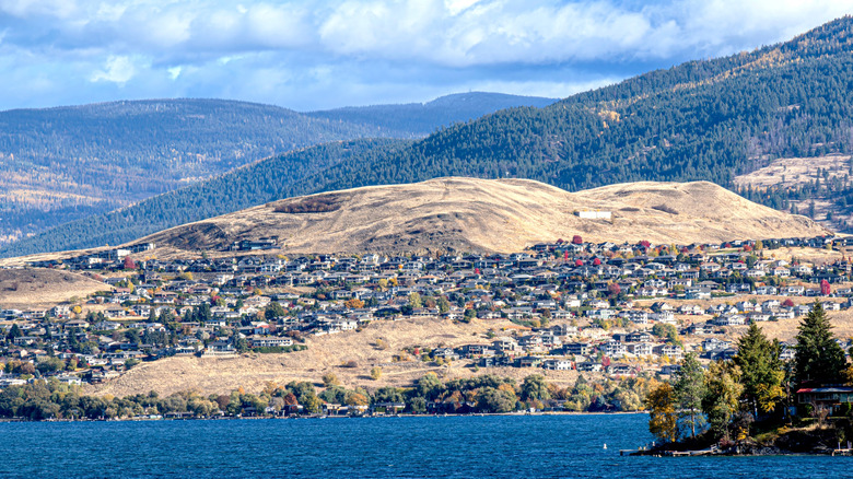 View of Vernon from Kalamalka Lake