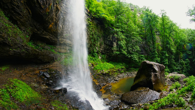 Hemlock Falls at Cloud Canyon State Park in Georgia
