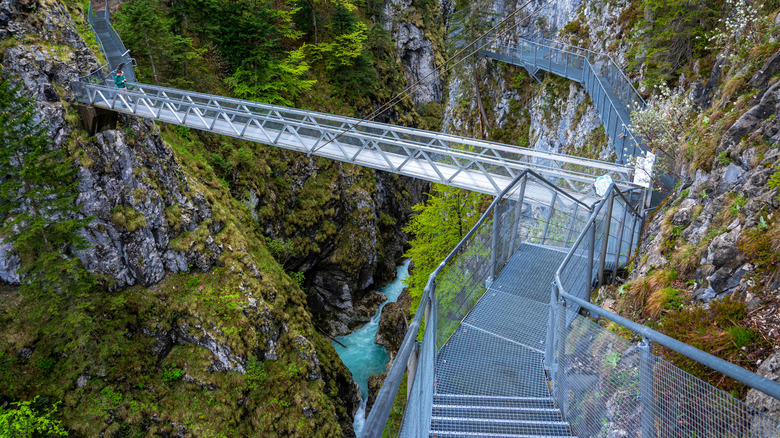 The Leutaschklamm Gorge trail