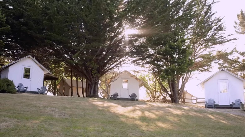 Tent cabins at Costanoa