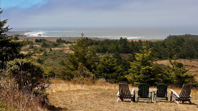 View of the Pacific Ocean for the Ohlone Ridge Trail at Costanoa