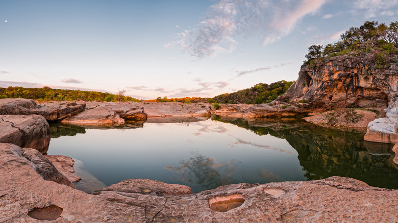 scenery at Pedernales Falls State Park near Johnson City, Texas