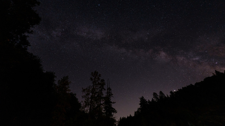 The starry skies above Lake Sonoma