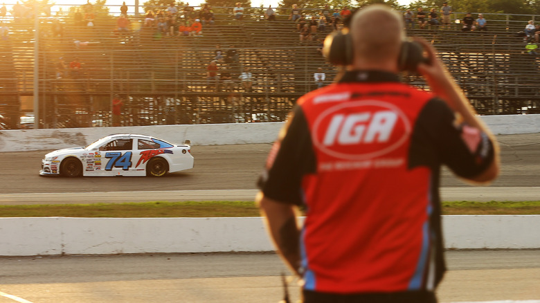 A race at Thompson Speedway Motorsports Park, Connecticut