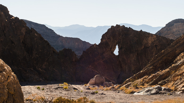 Eye of the Needle Arch in Echo Canyon