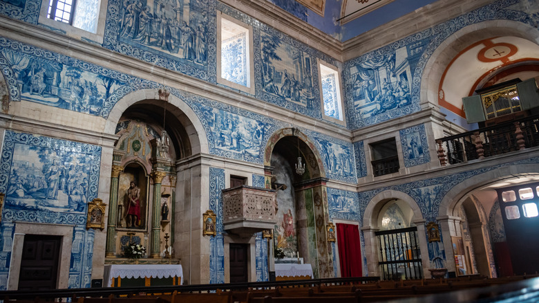 Inside the Church of Santiago in Alcácer do Sal