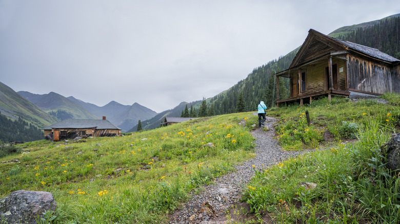 Ghost town of Animas Forks, Colorado