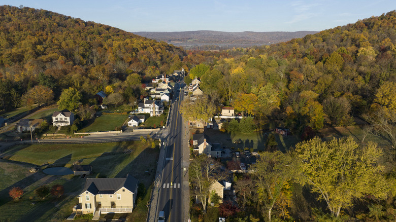 An aerial view of Hillsboro