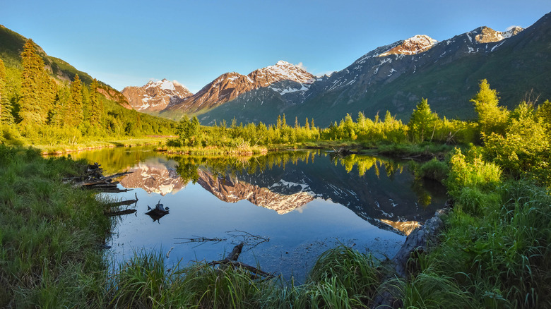 A view from the Eagle River Nature Center, Alaska