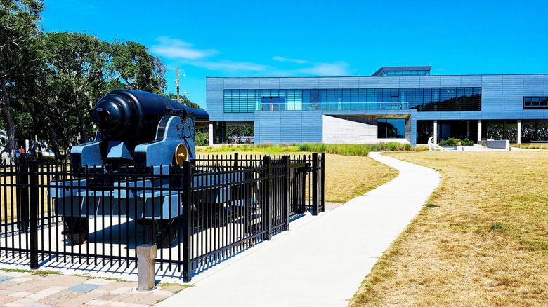 Exterior of the Fort Fisher State Historic Site Museum