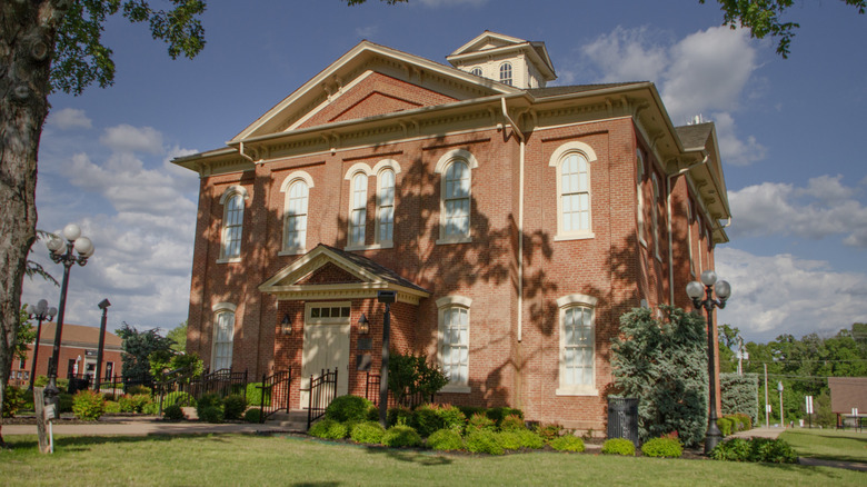 Cherokee National History Museum exterior in Tahlequah, Oklahoma
