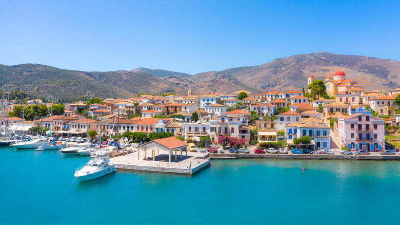 seaside village Galaxidi, Greece