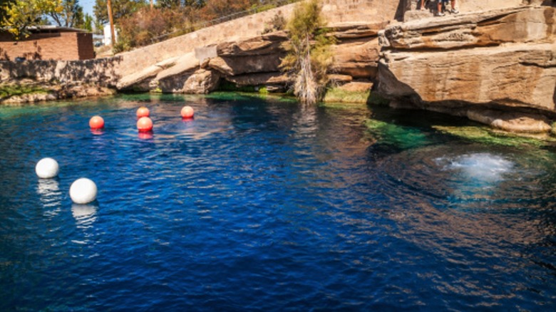 The Blue Hole in Santa Rosa, New Mexico