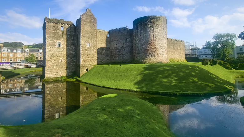 Rothesay Castle on the Isle of Bute, Scotland.