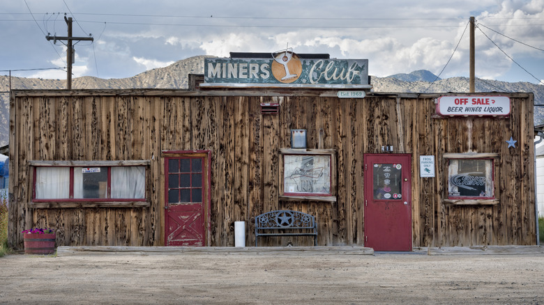 Exterior of Miners Club in Gerlach