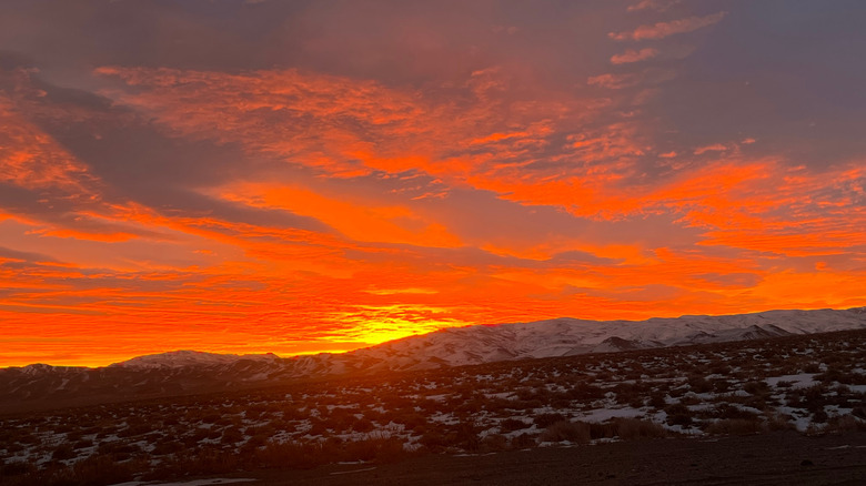 Desert skies in Nevada