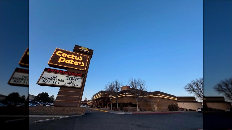 The exterior of Cactus Pete's Casino