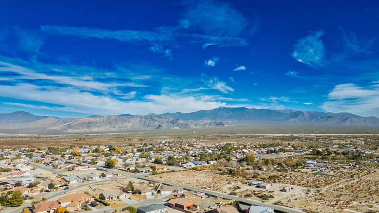 Pahrump viewed from above