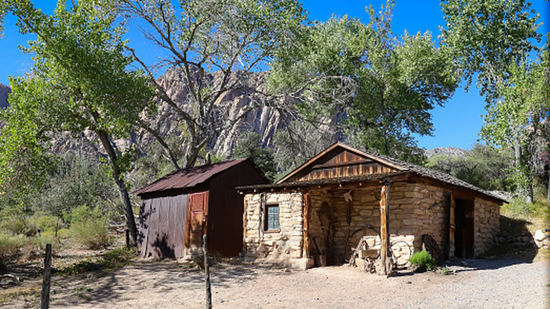 The Sandstone Cabin, a historic building where the Wilson family lived